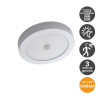 Plafón Superficie circular 20W con Detector Movimiento + Crepuscular