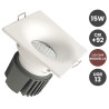 Foco Downlight Empotrable LED 15W Cuadrado Blanco CRI+92 UGR13