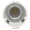 Foco Downlight Empotrable LED 15W Plata Circular CRI+92 UGR13