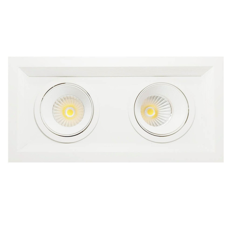 Foco Downlight Empotrable LED 30W Direccionable Blanco CRI+92 UGR13