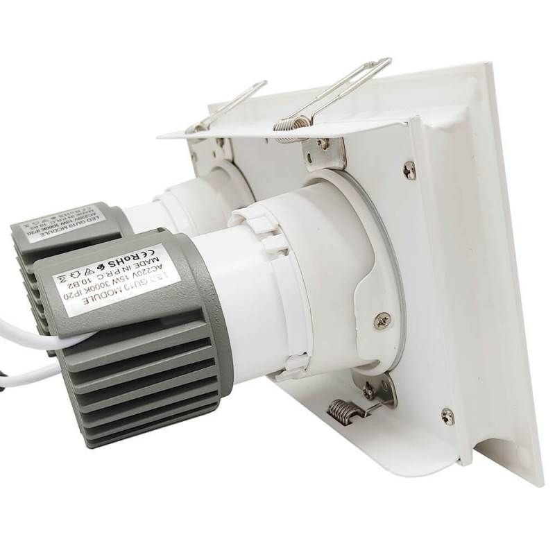 Foco Downlight Empotrable LED 30W Direccionable Blanco CRI+92 UGR13