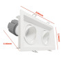 Foco Downlight Empotrable LED 30W Direccionable Blanco CRI+92 UGR13