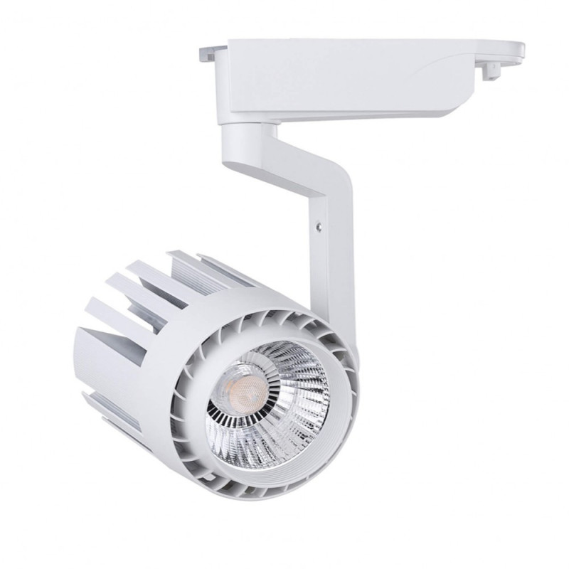Foco LED 30W Blanco Chip Bridgelux para Carril Monofásico 35º