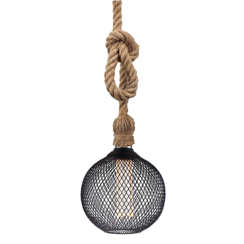 Bombilla LED Metal Negro 4W E27 G125 - Dimable