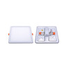 Placa LED Slim Cuadrada Downlight 20W AJUSTABLE