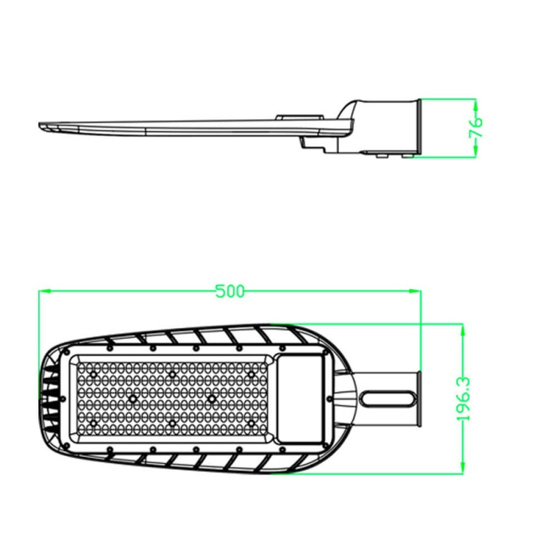 Farola LED 100W OSRAM Chip 130Lm/W 3 años de garantía