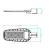 Farola LED 100W OSRAM Chip 130Lm/W 3 años de garantía