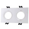 Aro Marco Doble BLANCO orientable para GU10