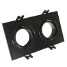 Aro Marco Doble negro orientable para GU10