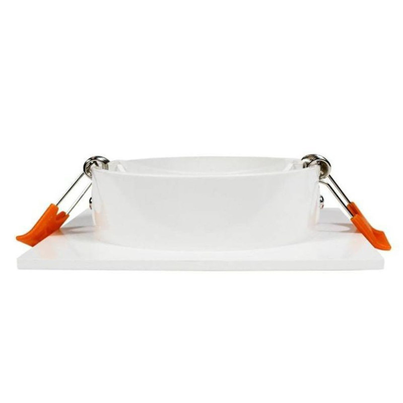 Aro Cuadrado BLANCO orientable para GU10