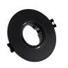 Aro Circular NEGRO orientable para GU10