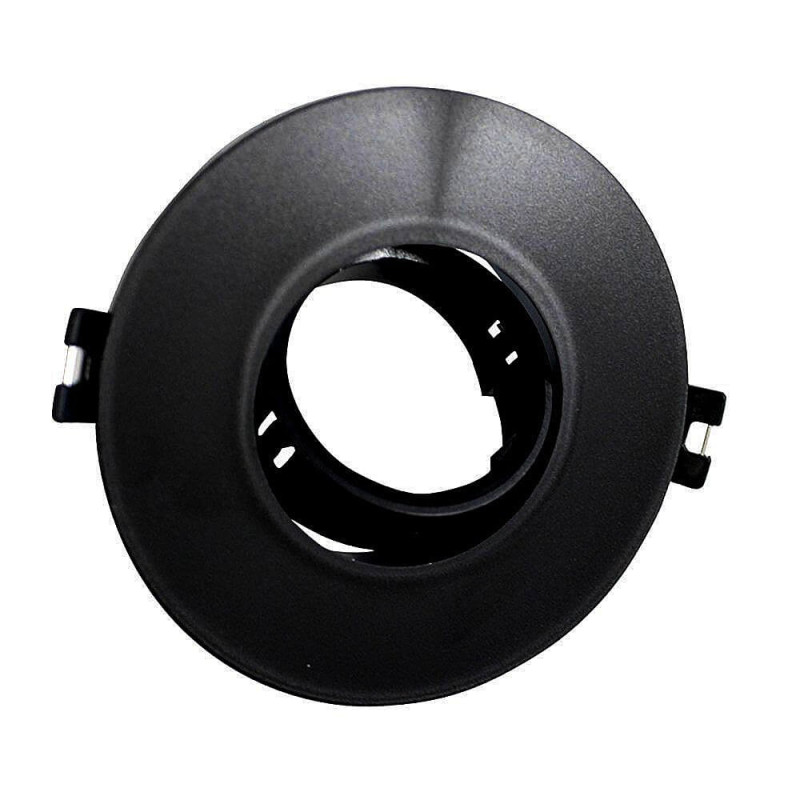 Aro Circular NEGRO orientable para GU10