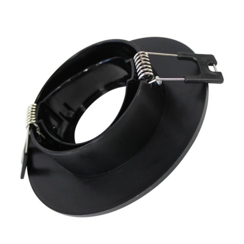 Aro Circular NEGRO orientable para GU10