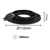 Aro Circular NEGRO orientable para GU10