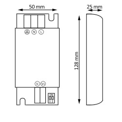 Fuente Alimentación 12V 5A 60W IP20- 3 AÑOS DE GARANTIA