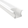 Perfil de encastrar Kit completo Blanco 2 metros