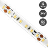 Tira LED 12W/m 24V 120LED/m 1.680Lm IP20 Rollo 5 metros