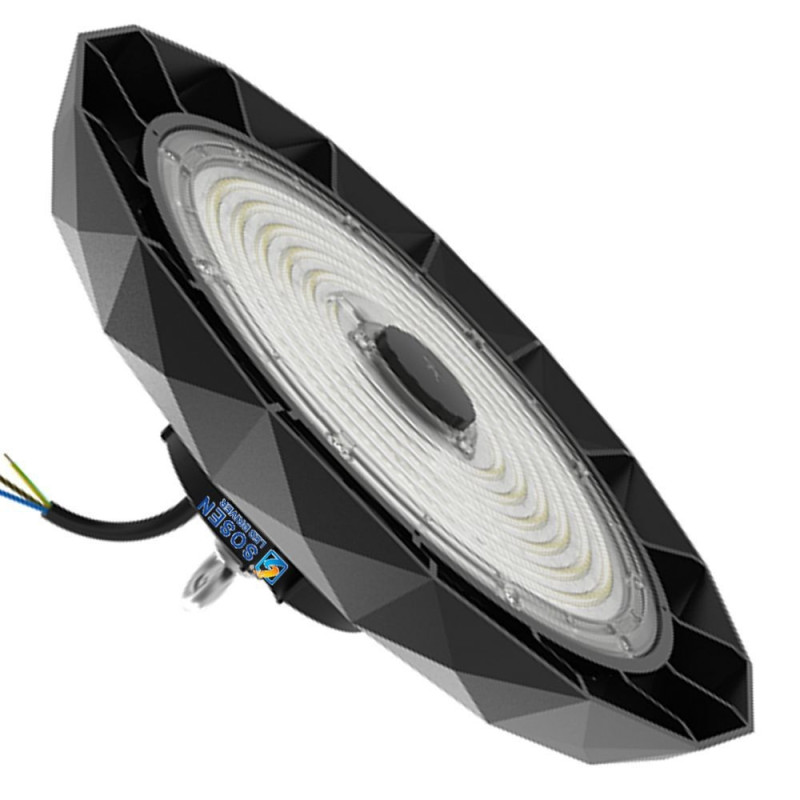 Campana LED UFO 200W-150W -100W SOSEN Driver - Dimable 1-10V - 170lm/w - IP65 6 años de garantía