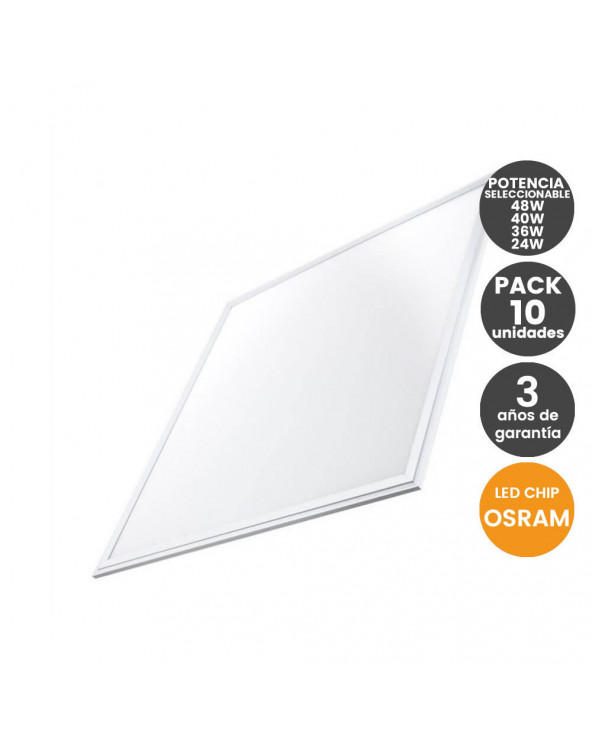 PACK 10 Panel LED 60x60...