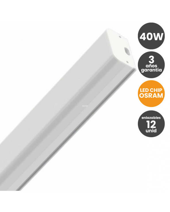 Regleta Plana Led 60W 150cm Philips Lumileds Chip 130 Lm/w- 3 AÑOS DE  GARANTIA