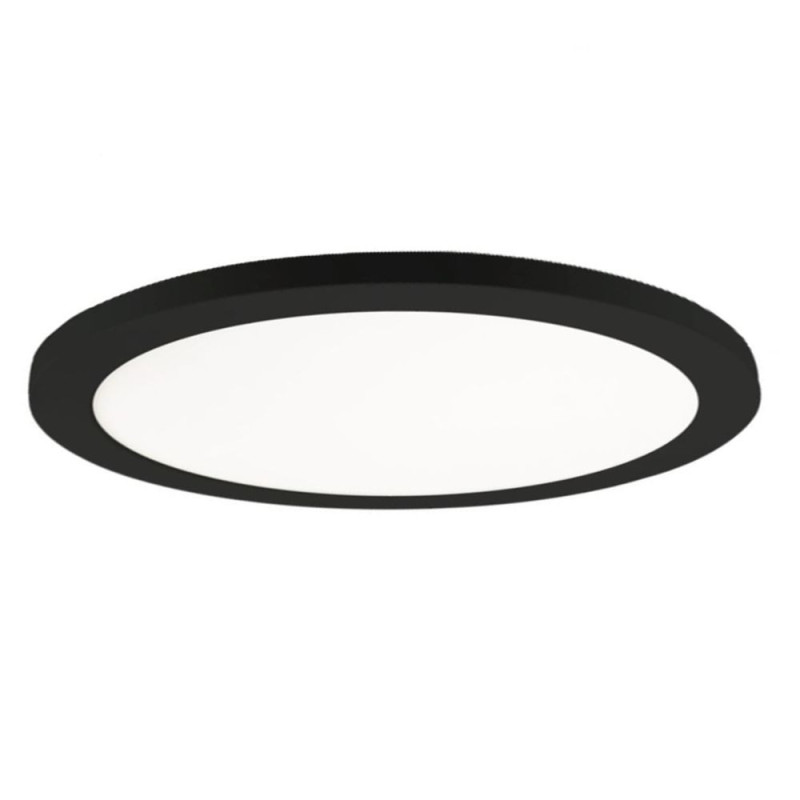 Plafon LED Convertible a Downlight Negro 24W Corte AJUSTABLE Color Seleccionable