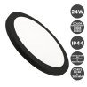 Plafon LED Convertible a Downlight Negro 24W Corte AJUSTABLE Color Seleccionable