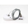 Kit colgante para foco led de carril monofasico -  Ledytec