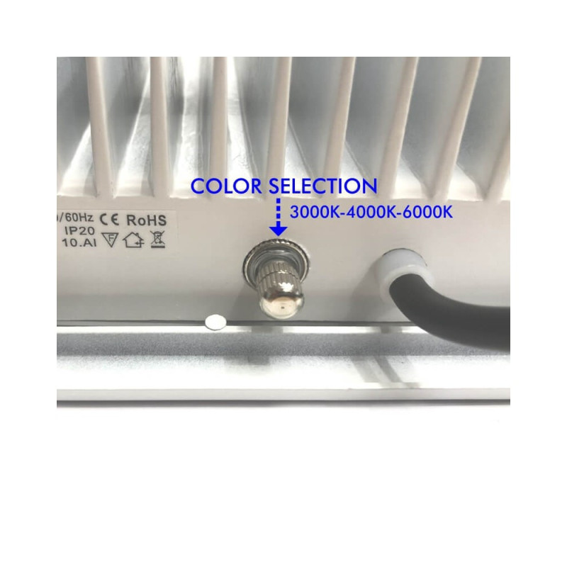 Empotrable LED 40W 120º Color seleccionable 3000k-4000k-6000k. CCT.