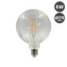 Bombilla LED Filamento Decorativa Esferica 6W E27 Ambar