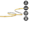 Tira LED COB 24V 12W/M GAMA PRO - 320 LED/m 1.320 Lm FLIP CHIP CRI90 IP20 Bobina 50 metros