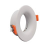 Aro Fijo Circular Para GU10 MR16 BLANCO