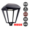 Farola LED VILLA Aluminio 65W Programable Driver Moso 210Lm/W Chip Bridgelux 5 años de garantía