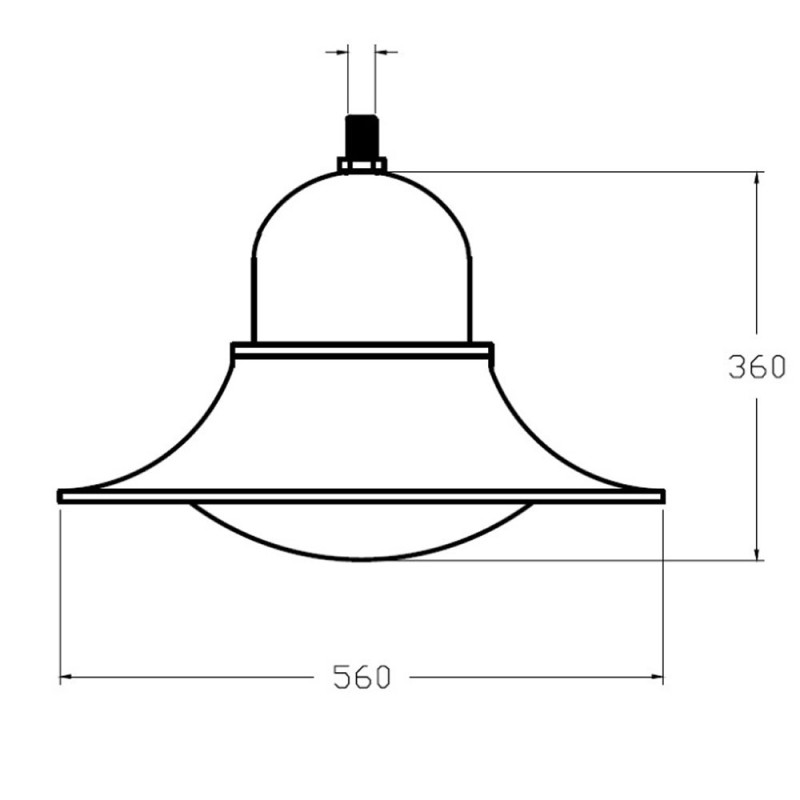 Farola LED Aluminio 40W Programable Driver Moso 160Lm/W Chip Bridgelux 5 Años De Garantía