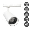 Foco LED Potencia Seleccionable 40W-38W-36W-34W y color seleccionable Blanco Carril Monofásico CRI+92 UGR13 160Lm/W