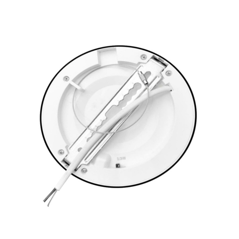 Downlight o Plafón LED Circular Blanco 6W Corte ajustable y Color Seleccionable