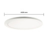 Downlight o Plafón LED Circular Blanco 6W Corte ajustable y Color Seleccionable