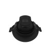 Empotrable LED 7W Circular Negro UGR19 Color seleccionable