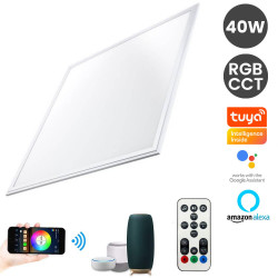 Pack 2 Panel LED 60x60 40W Smart RGB + Color Seleccionable - 5 años de garantia
