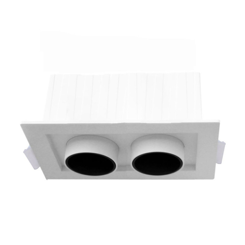 Empotrable LED 12W Periscopico Direccionable Rectangular Color Seleccionable