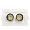Empotrable LED 12W Periscopico Direccionable Rectangular Color Seleccionable