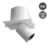 Empotrable LED 6W Periscopico Direccionable Rectangular Color Seleccionable