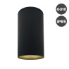Aplique Techo LED Negro De Aluminio Para GU10 IP65