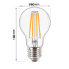 Bombilla LED Filamento 8W E27 A60