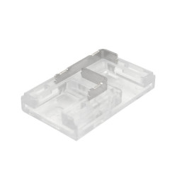Pack 10 unidades Conector Transparente Para Unión L Tiras LED COB y SMD 8 mm y 10mm IP20