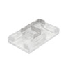 Pack 10 unidades Conector Transparente Para Unión L Tiras LED COB y SMD 8 mm y 10mm IP20