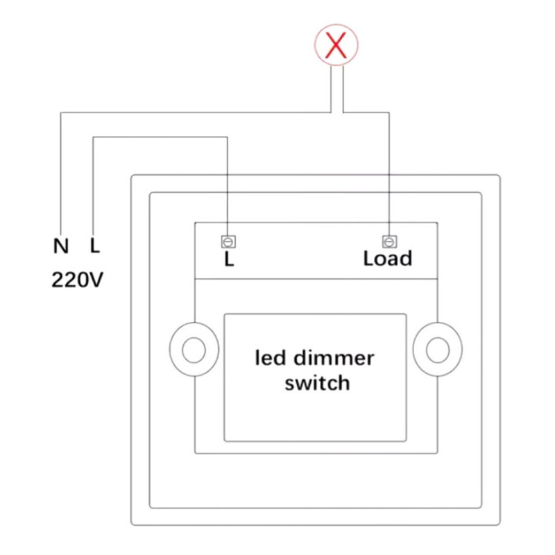 Regulador TRIAC de 15w a 1000W Dimmer AC 220V
