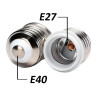 Casquillo Adaptador  E40-E27