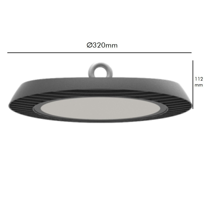 Campana Industrial LED Potencia Seleccionable 200W-150W-100W UFO OSRAM CHIP