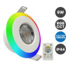 Downlight LED 6W RGB+CCT Lumileds Chip Con Mando