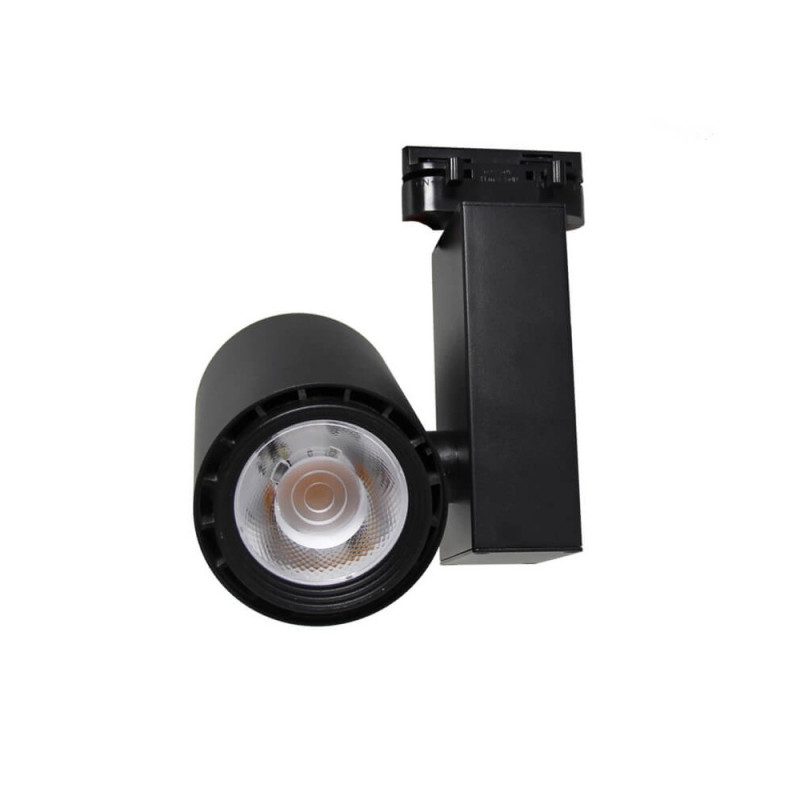 Foco LED 40W Negro para Carril Monofásico 24º CRI +90 UGR17- 5 Años de garantía